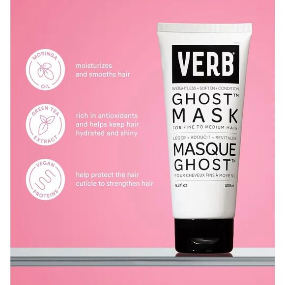 VERB - NWT - Ghost Mask Deep Conditioning Hair Mask 6.3 fl oz - Picture 2 of 14